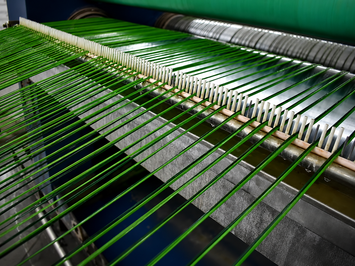 Artificial grass yarn prepared during JZS in-house manufacturing