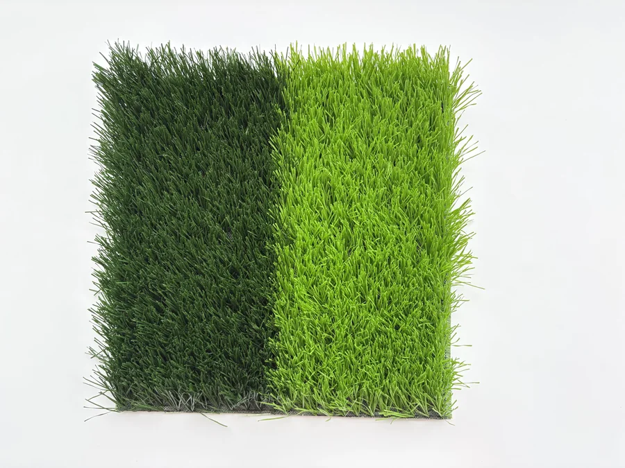 Fillable football artificial turf sample for sports field selection
